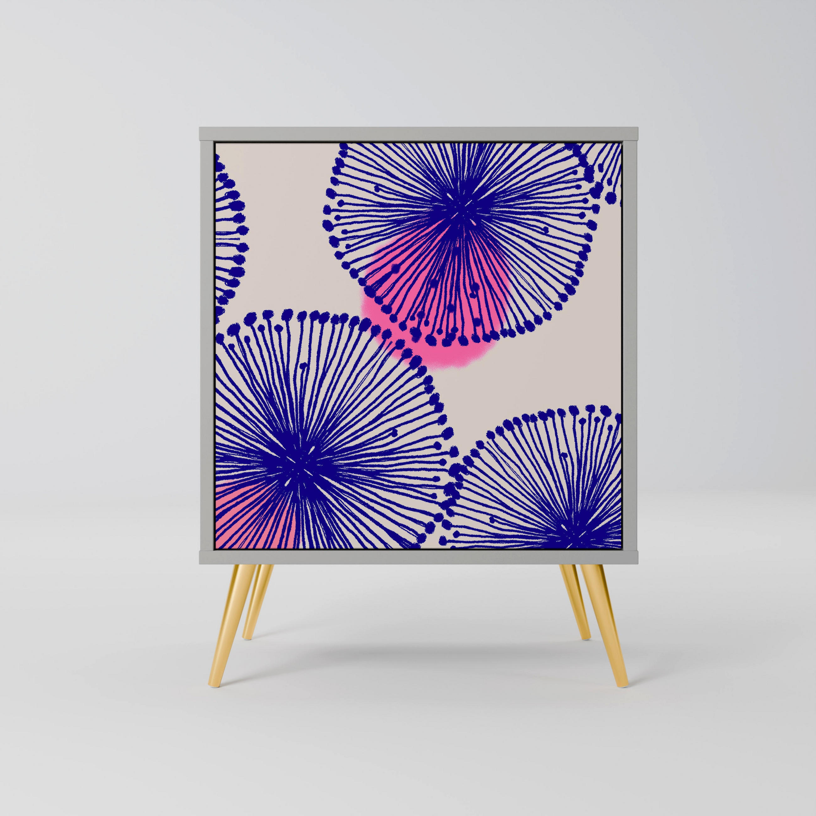SpaceRebels Sideboard Grau 57.5x75.5x42 cm