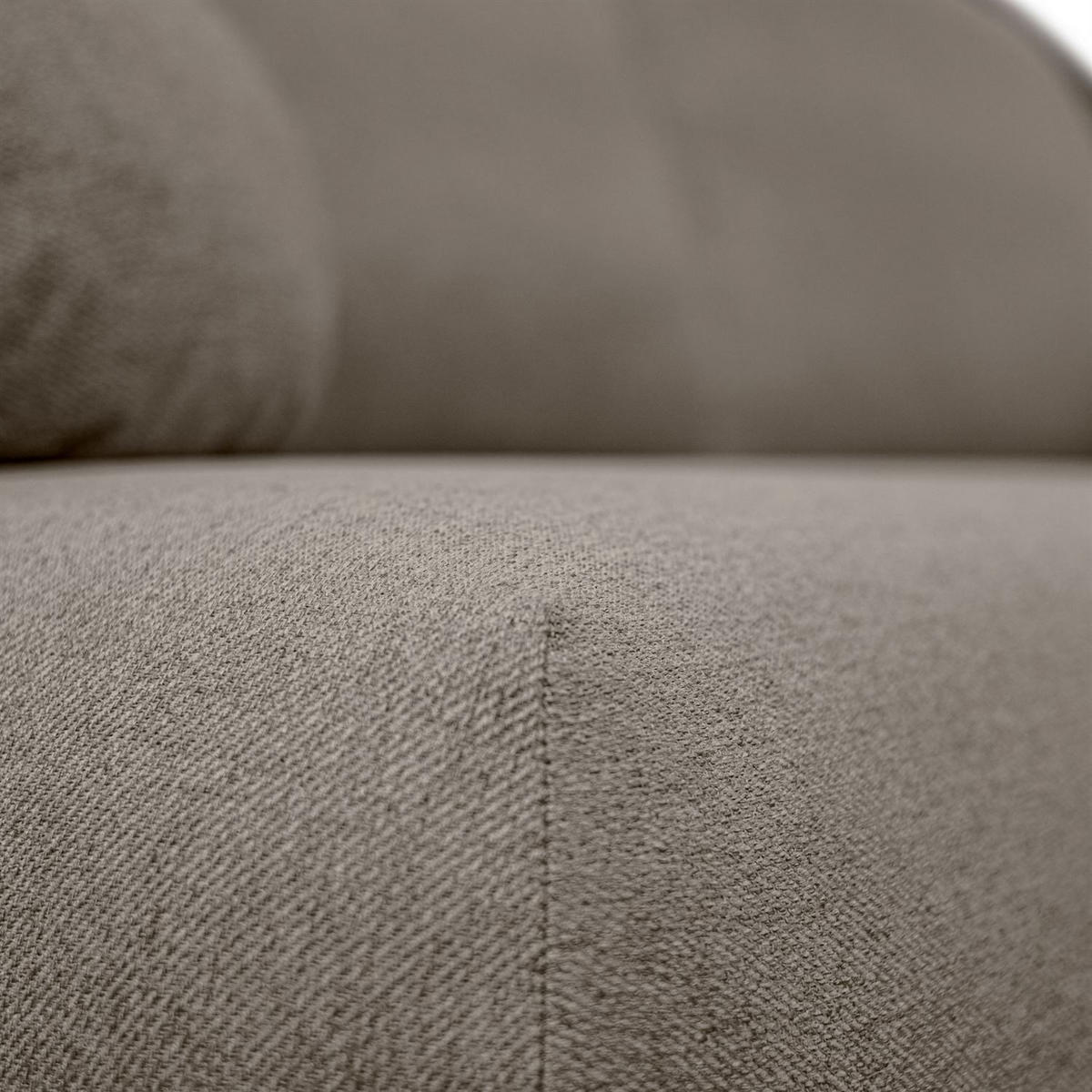 Schlafsofa CLAIRE, zweisitzig, mit Schlaffunktion, Neve 16 - Taupe, Textil (208/90/95cm) - Lookway