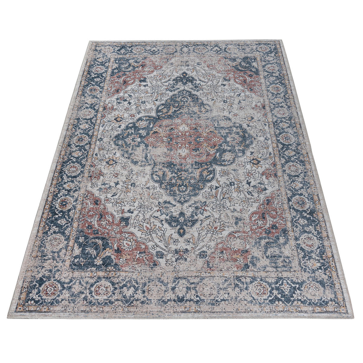 TEPPICH RITZ Blaugrau 240/340 cm - Blaugrau, Textil (240/340cm) - Tapiso