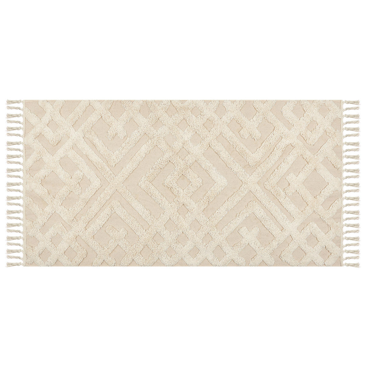 KURZFLOR-TEPPICH Ardahan 150/80 cm - Beige, Textil (80/150cm) - Beliani