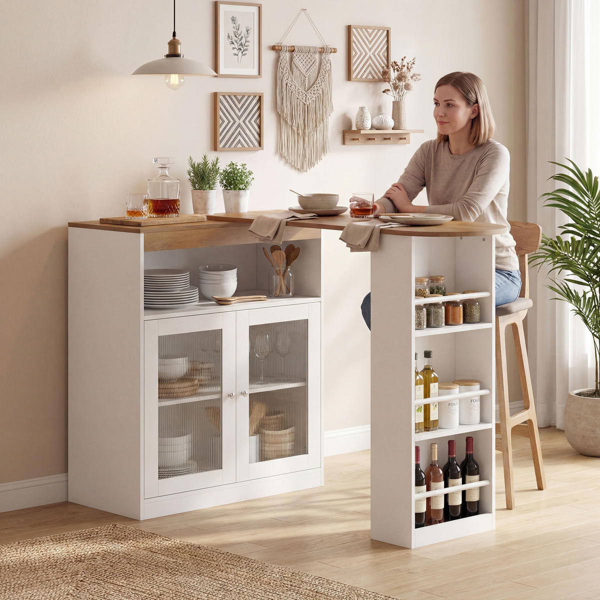 BARTISCH Weiß 1 Stück - Weiß, Kunststoff (150/80/105.5cm) - GiPP