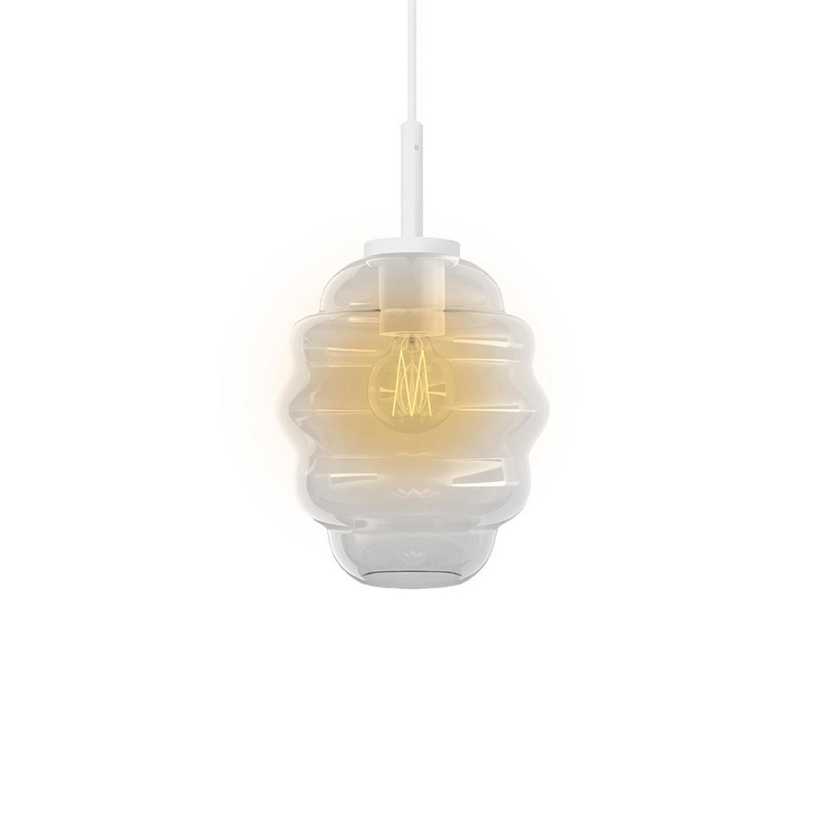 GALERIELEUCHTE Echos Klar Ø 18cm - Klar, Glas (18/18/20cm) - s.luce