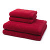 FROTTIERSET Superwuschel 4-teilig - Rot, Textil (50/100cm) - MÖVE