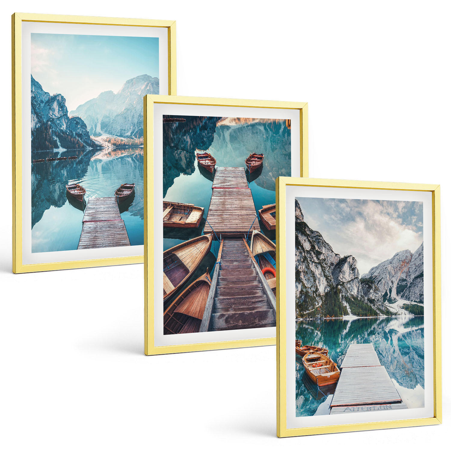 Tulup Bilder Gold 40x60 cm