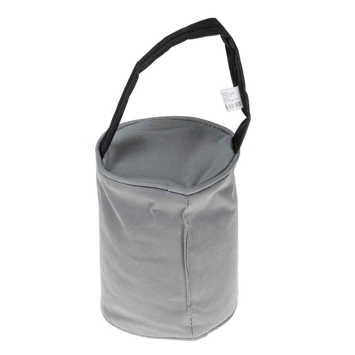 TÜRSTOPPER Sack - Grau, Textil (13/13cm) - Homescapes