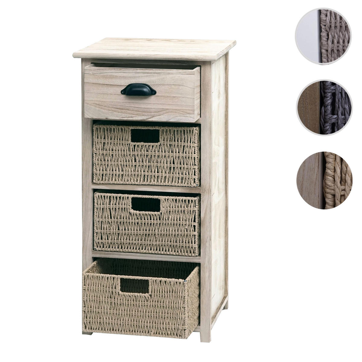 KOMMODE MIT KöRBEN Braun - Braun, Holz (40/83/29cm) - MCW