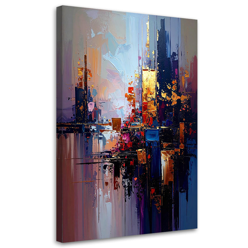 Feeby Leinwandbild, Mehrfarbig 80x120 cm