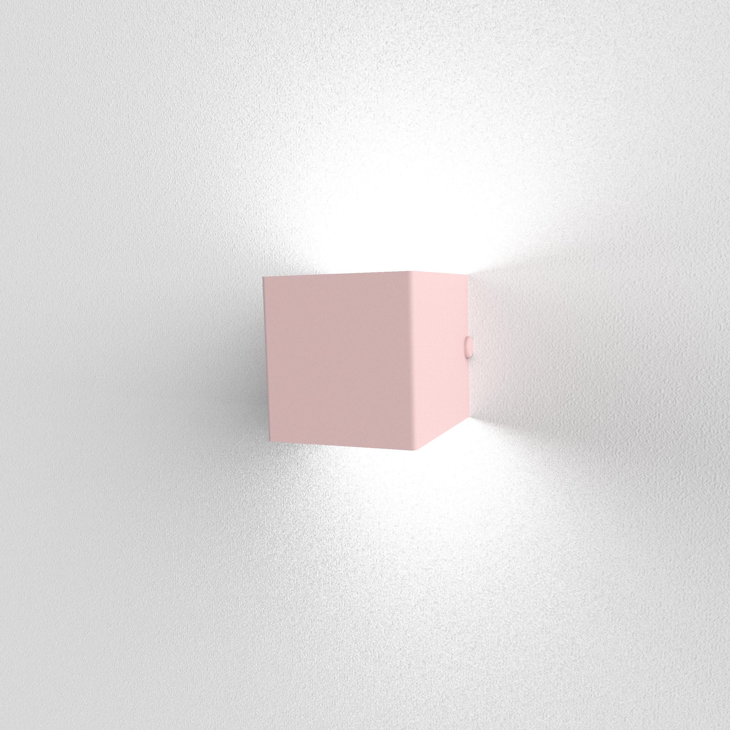 Lumicom Wandleuchte Pink 10x10x10 cm