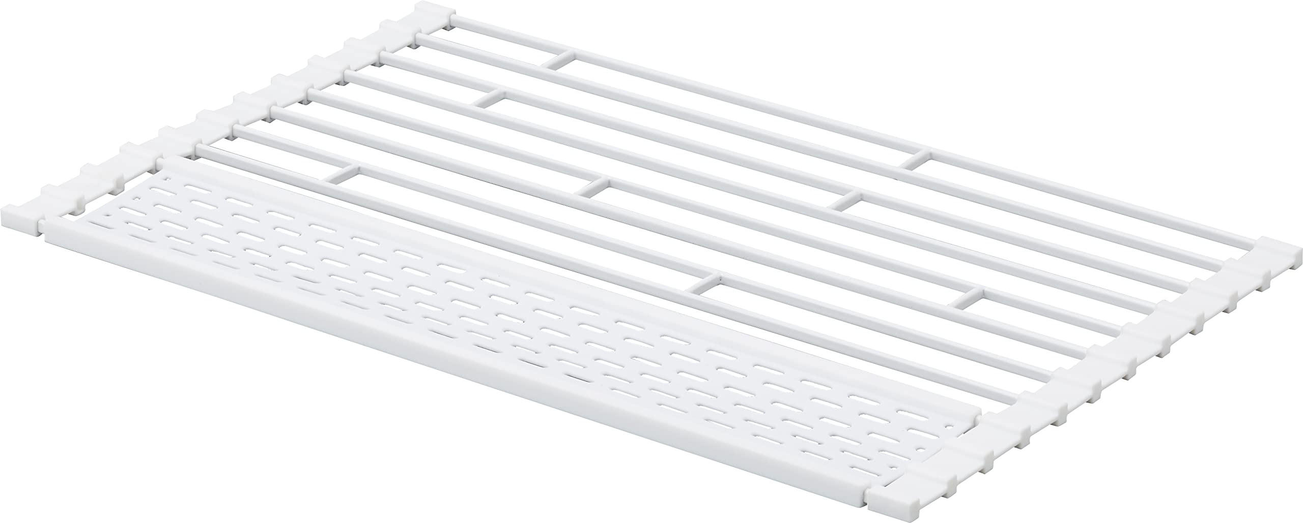 ABTROPFGESTELL 5057 Tower Weiß 0,8 x 42 x 26 cm - Weiß, Metall (42/1/26cm) - Yamazaki