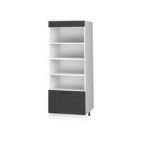 KÖKSHYLLA Fame-Line, Mörkgrå/Vit, 60 cm - Vit/Mörkgrå, Träbaserade material (60/153.6/58.1cm) - Vicco