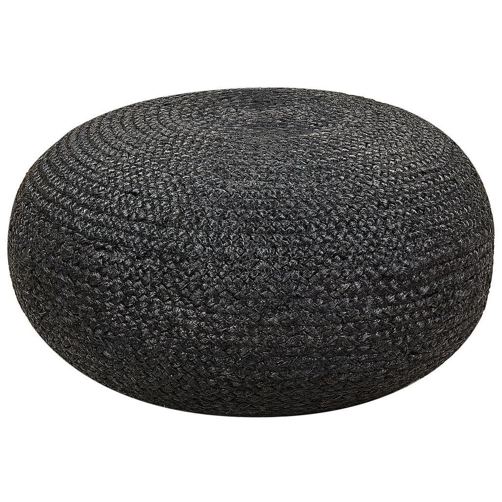 POUF iută negru Tifelt