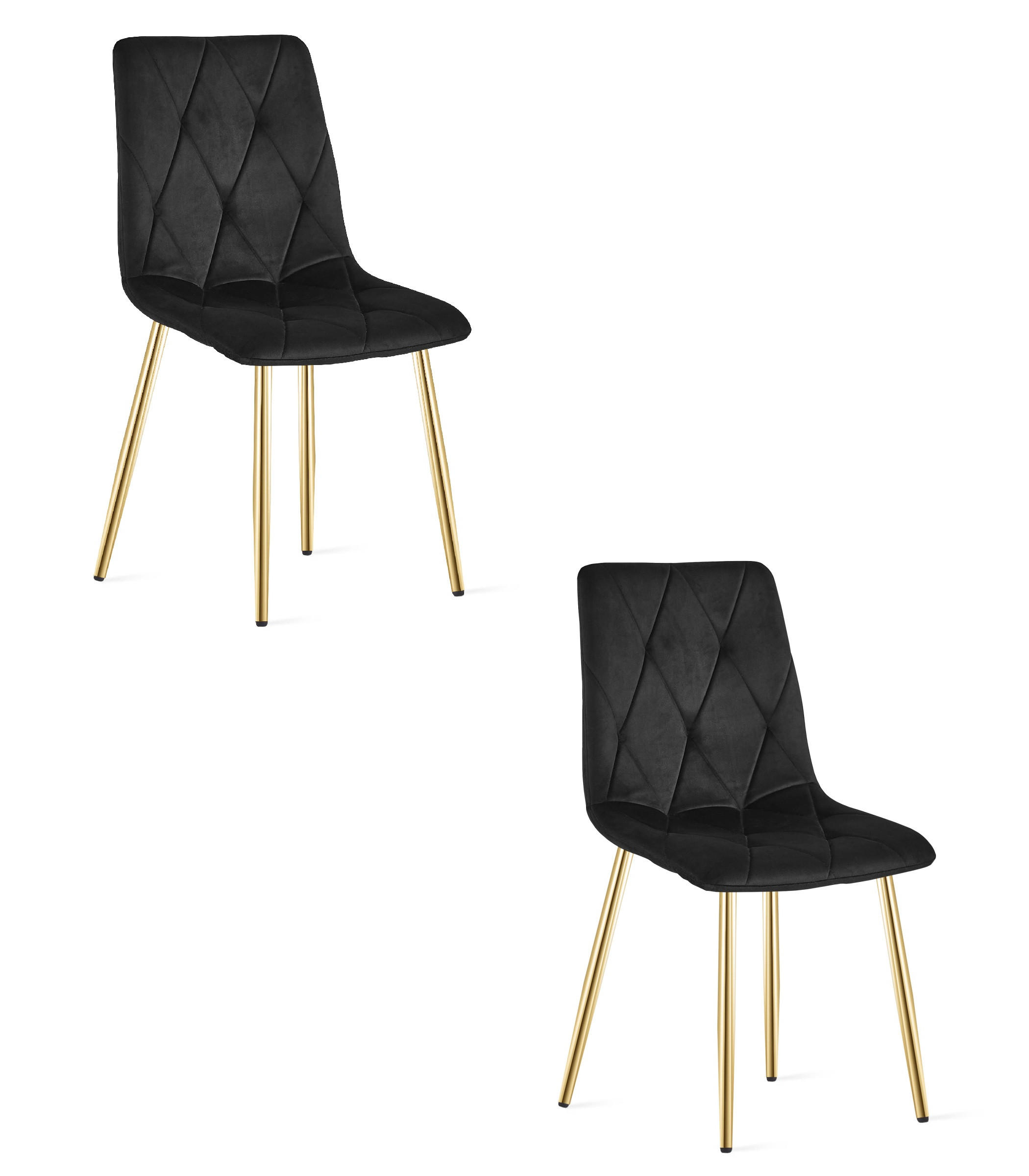 Valora Esszimmerstuhl Schwarz 44.5x87x54.5 cm