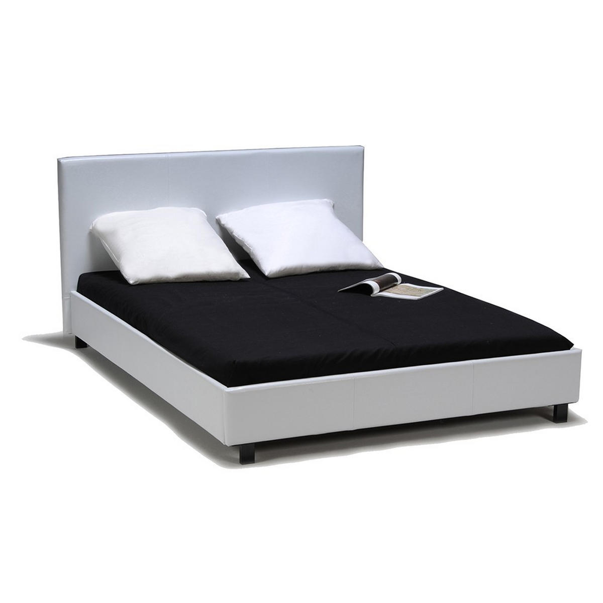 DOPPELBETT ATLANTA / 140x190- Weiß - Weiß, Holzwerkstoff (140/190cm) - Weber Industries