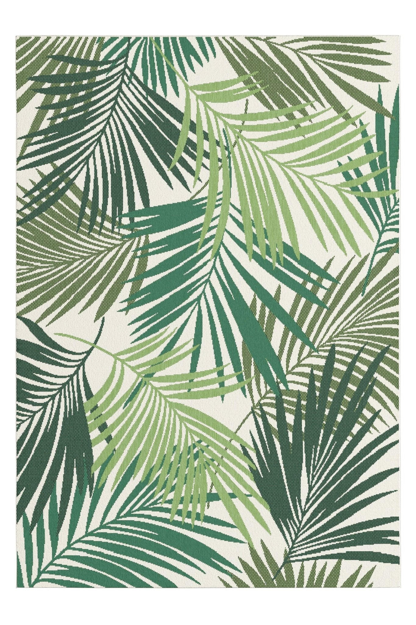 TEPPICH Design Innen- und Außenbereich grün - Grün, Textil (120/170cm) - AFK Living