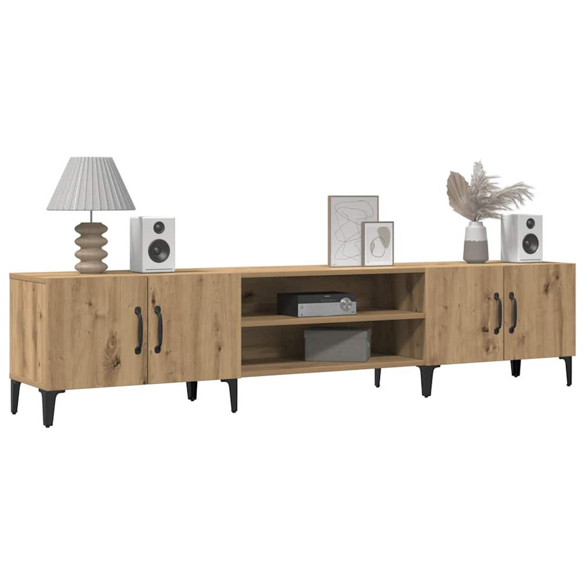 TV-SCHRANK Artisan-Eiche 180/31,5/40 Cm Holzwerkstoff - Braun, Holzwerkstoff (31.5/40/180cm) - vidaXL
