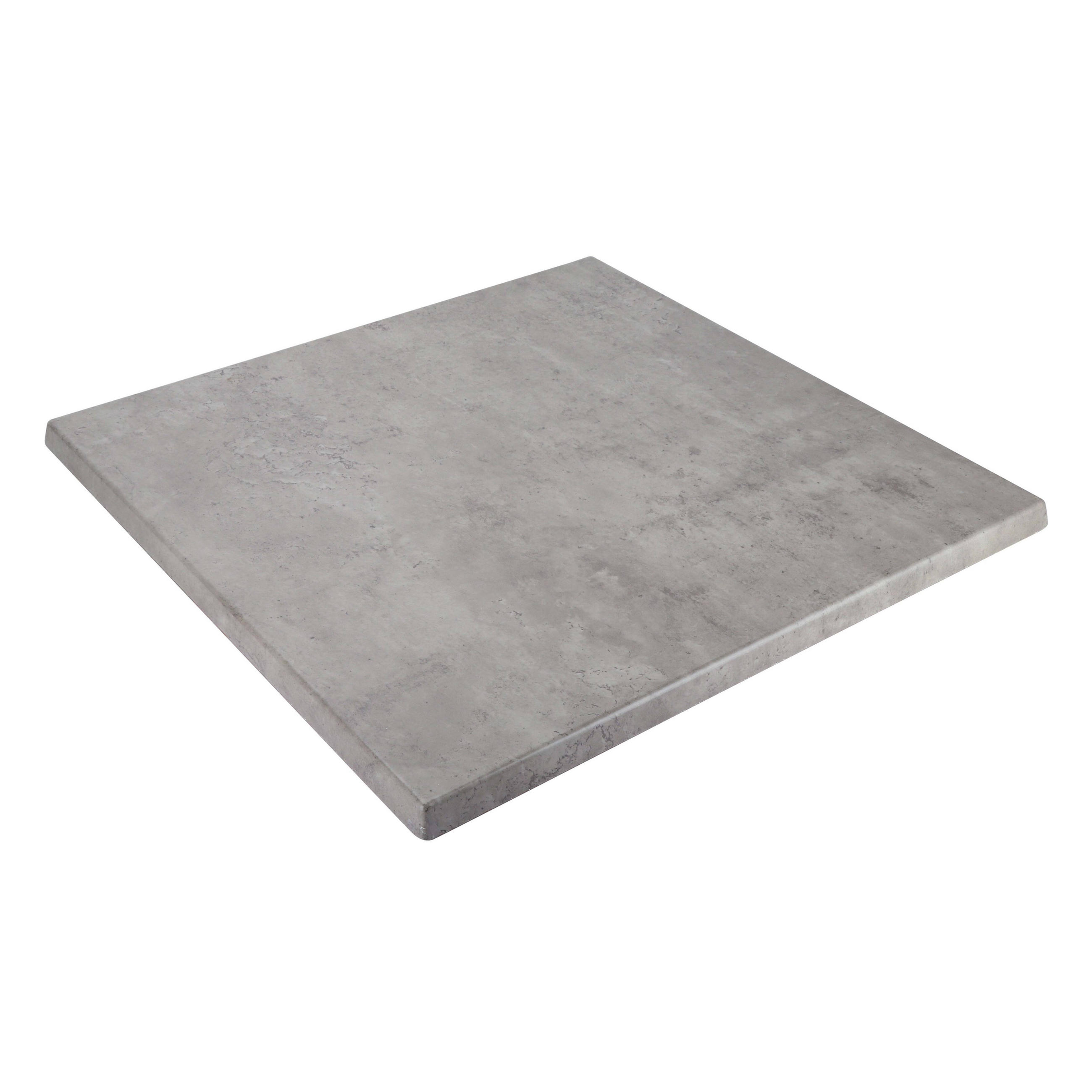 TISCHPLATTE quadratischer 60 cm, Grau - Anthrazit/Grau, Holz (60/2/60cm) - Oviala