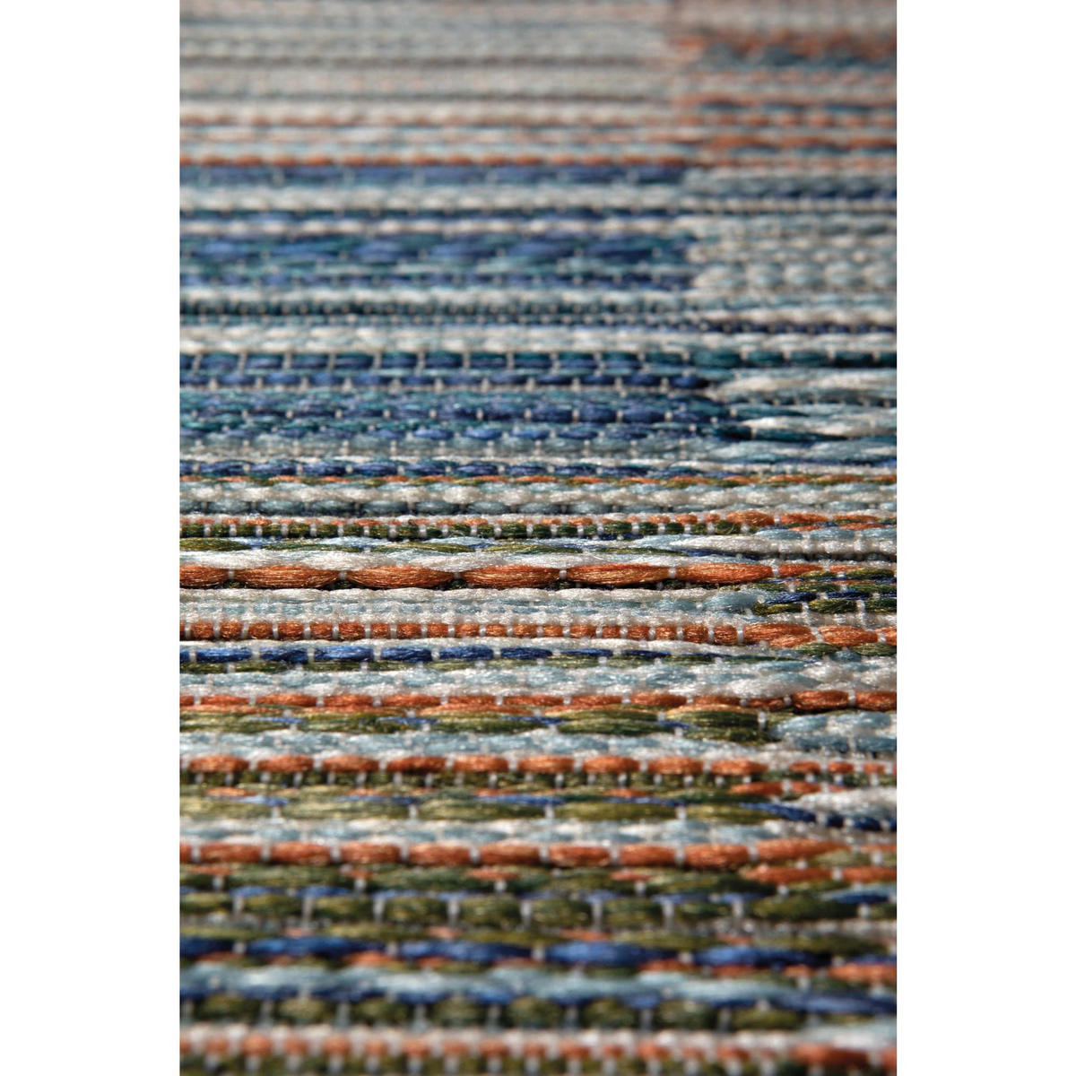 OUTDOOR-TEPPICH Bianca lagunenblau 200 x 290 x 1 cm - Türkis, Textil (200/290cm) - Vivaraise