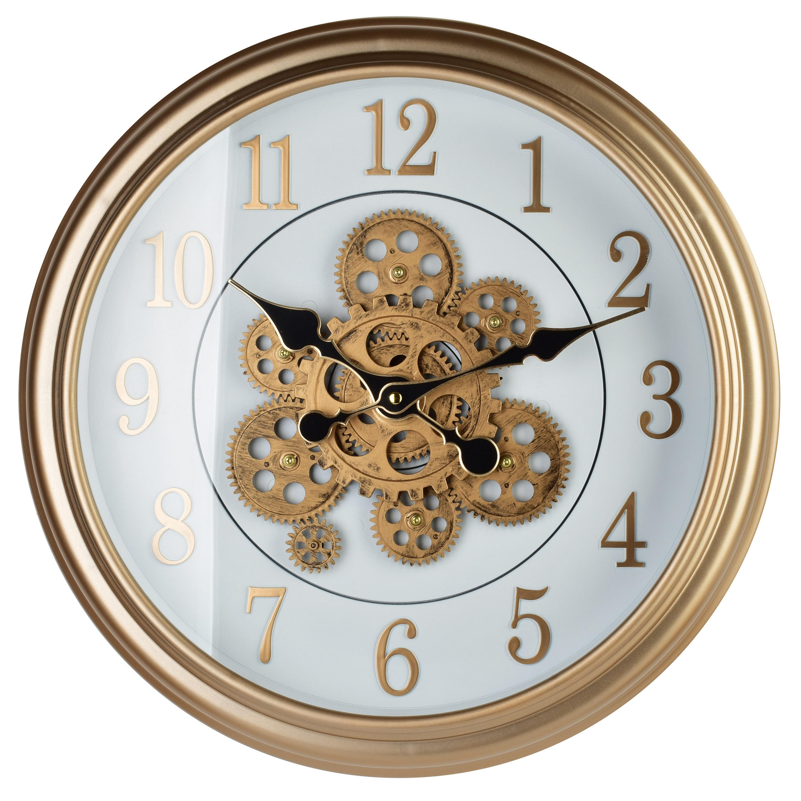 WANDUHR Ramsey weiß 45/45/45 cm Kunststoff - Braun, Kunststoff (45/45/45cm) - Mondex