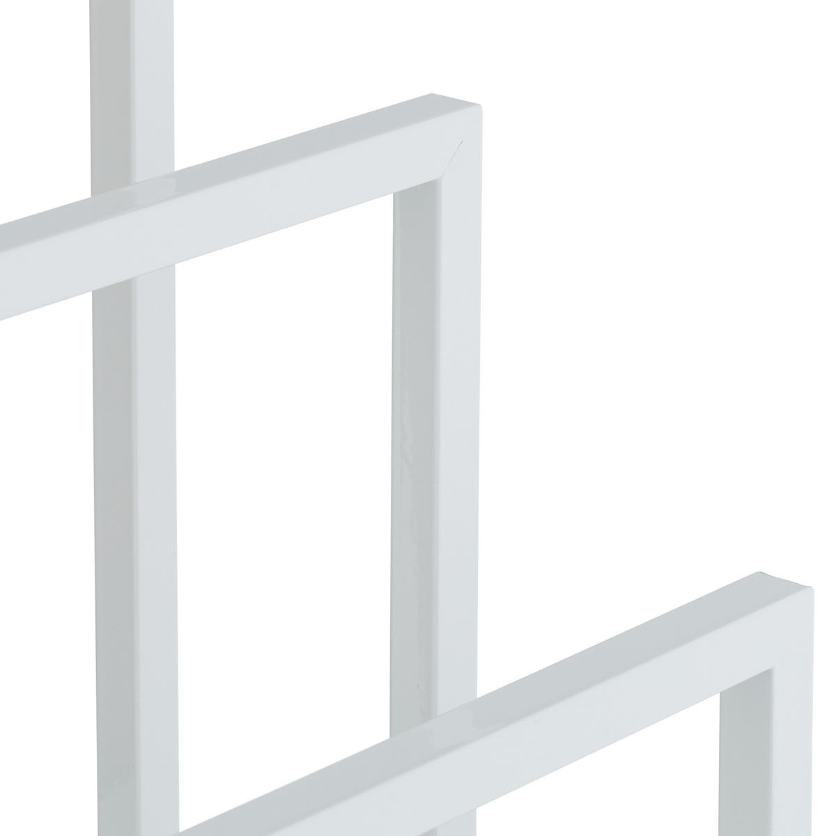 HANDTUCHSTÄNDER - Weiß, Textil/Metall (45/96.5/29cm) - Relaxdays