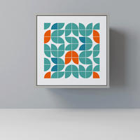 SIDEBOARD BE THE CHANGE, Grau, 57,5x42x57,5 cm, Ohne Füße - Multicolor/Grau, Holzwerkstoff (57.5/57.5/42cm) - SpaceRebels