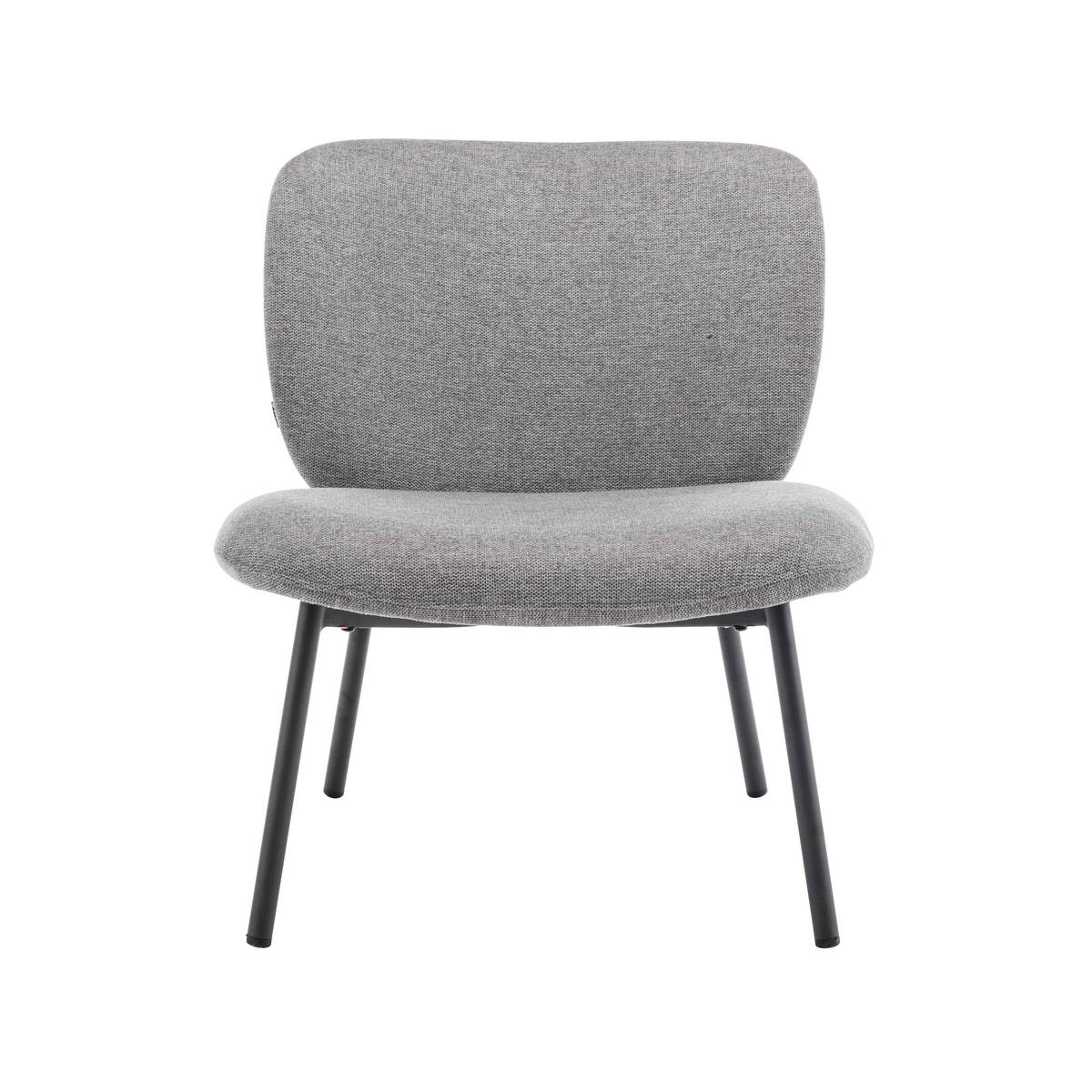 RELAXSESSEL 2-tlg., Grau - Grau, Textil (65/75/73cm) - Oviala