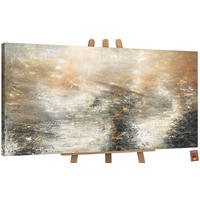 GEMÄLDE Kraft der Elemente auf Keilrahmen 100x50 cm - Braun, Holz (100/50cm) - YS-art gallery