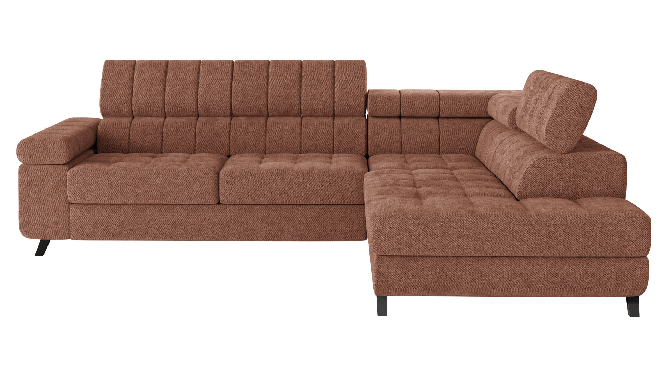 Mirjan24 Ecksofa Terracotta 264x203 cm