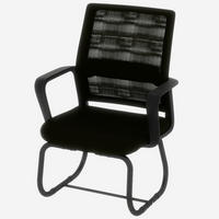 BÜROSTUHL Netz Schwarz - Schwarz, Textil/Metall (59/90/55cm) - WISHDOR