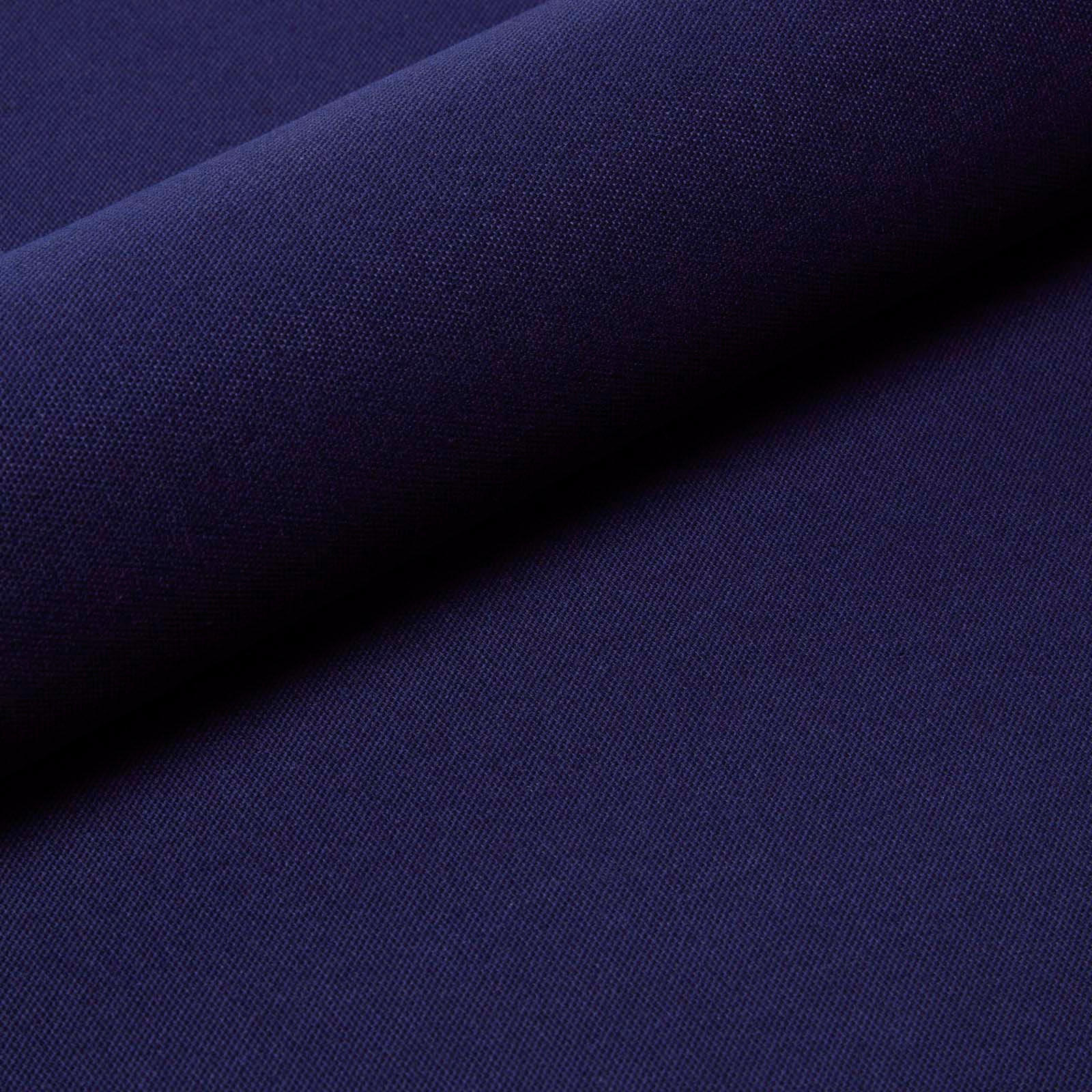 BAUMWOLLSTOFF Meterware dunkelblau, 150 cm - Dunkelblau, Textil (150/100cm) - Homescapes