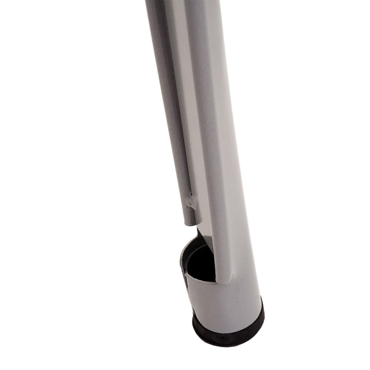 STEHTISCH inkl. Holz-Tischplatte 107x60x60cm Metall Industriedesign Grau - Grau, Metall (60/60/107cm) - CHEFGASTRO