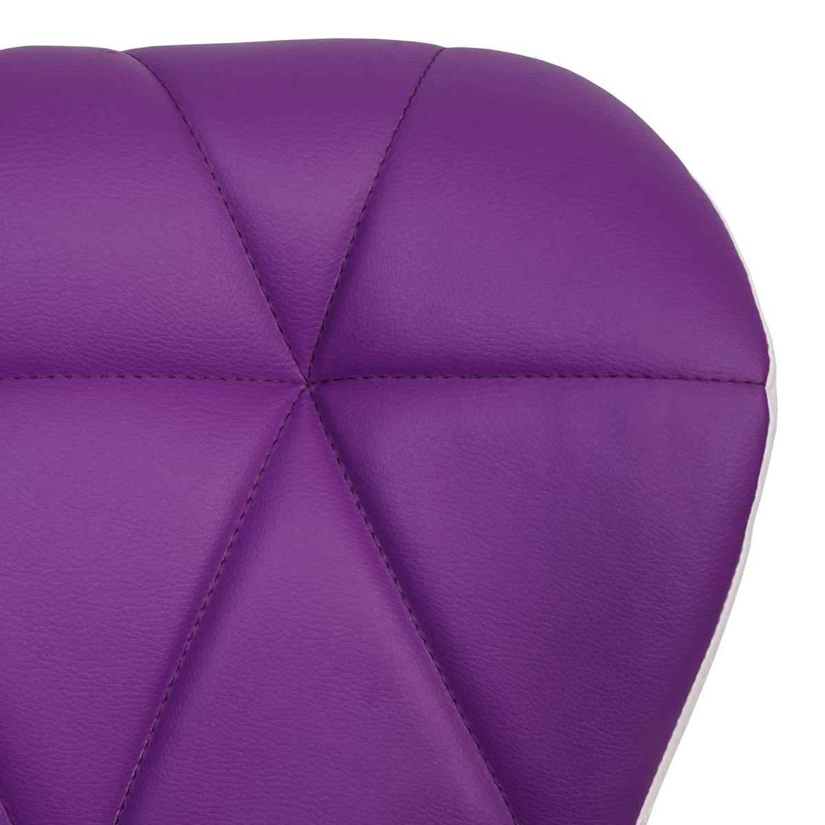 BARHOCKER mit Lehne Sitzhöhe 62-83cm höhenverstellbar Kunstleder Lila - Lila, Kunststoff (44/106/49cm) - PROREGAL