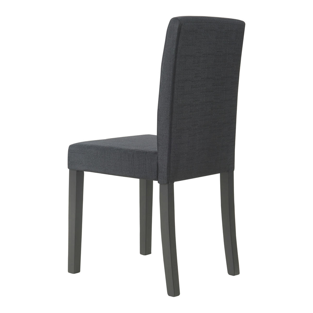 ESSZIMMERSTUHL-SET HAMBURG 4 TLG. - Schwarz, Holz/Textil (43/89/54cm) - [en.casa]