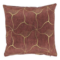 DEKOKISSEN Celina Orange 45/45/8 cm - Dunkelorange, Textil (45/45cm) - Unique Living