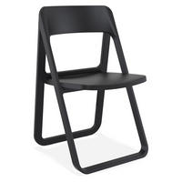KLAPPSTUHL SLAG Schwarz - Schwarz, Kunststoff (48/45/48cm) - Légia Home