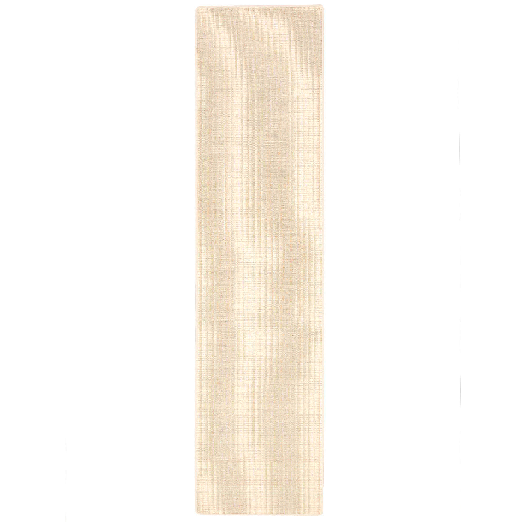 SISAL NATUR LÄUFER TEPPICH - Creme, Textil (100/100cm) - Snapstyle