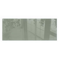 GLASPLATTE für Kamin 125x50 cm - Grün, Glas (125/50/0.4cm) - TULUP