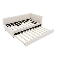 TAGESBETT 90/200 cm DE-04955, mit Rollbett in Beige - Beige, Holzwerkstoff (90/200cm) - ComfortXL