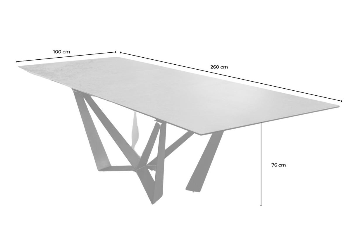 ESSTISCH ODAR Grün Glas - Schwarz/Grün, Glas/Metall (180/100/76cm) - KAWOLA