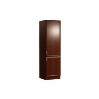 KÜHLUMBAUSCHRANK D60ZL – Sycylia Milano – Milano / Walnuss / Links - Walnussfarben, Holzwerkstoff (60/212/58cm) - ROYAL24_MARKT