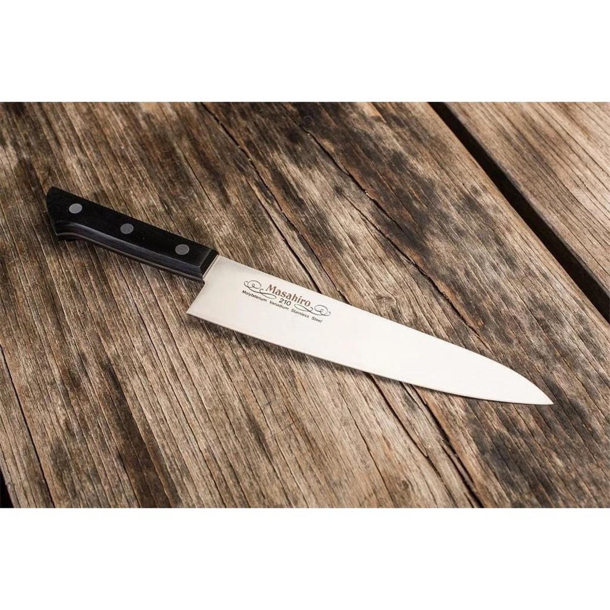 MESSERSET Silber 30/10/30 cm 140110401OMC - Silberfarben, Holz - Masahiro 