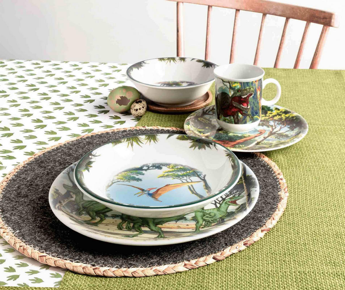 KINDERGESCHIRR SET Compact Blaulicht bunt 5er Set - Multicolor, Keramik (1/1/1cm) - Seltmann Weiden