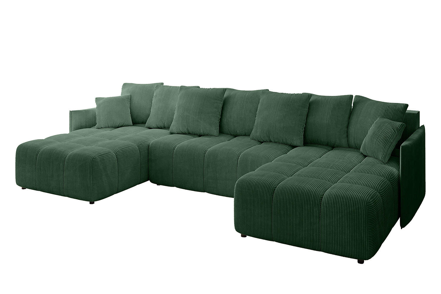 Altdecor Wohnlandschaft Grün 350x68x190 cm