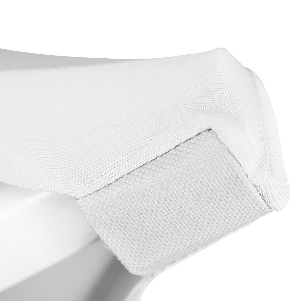 STEHTISCHHUSSE Stella Ø 80cm Weiß (5tlg) - Weiß, Textil (80/110cm) - Beautissu 