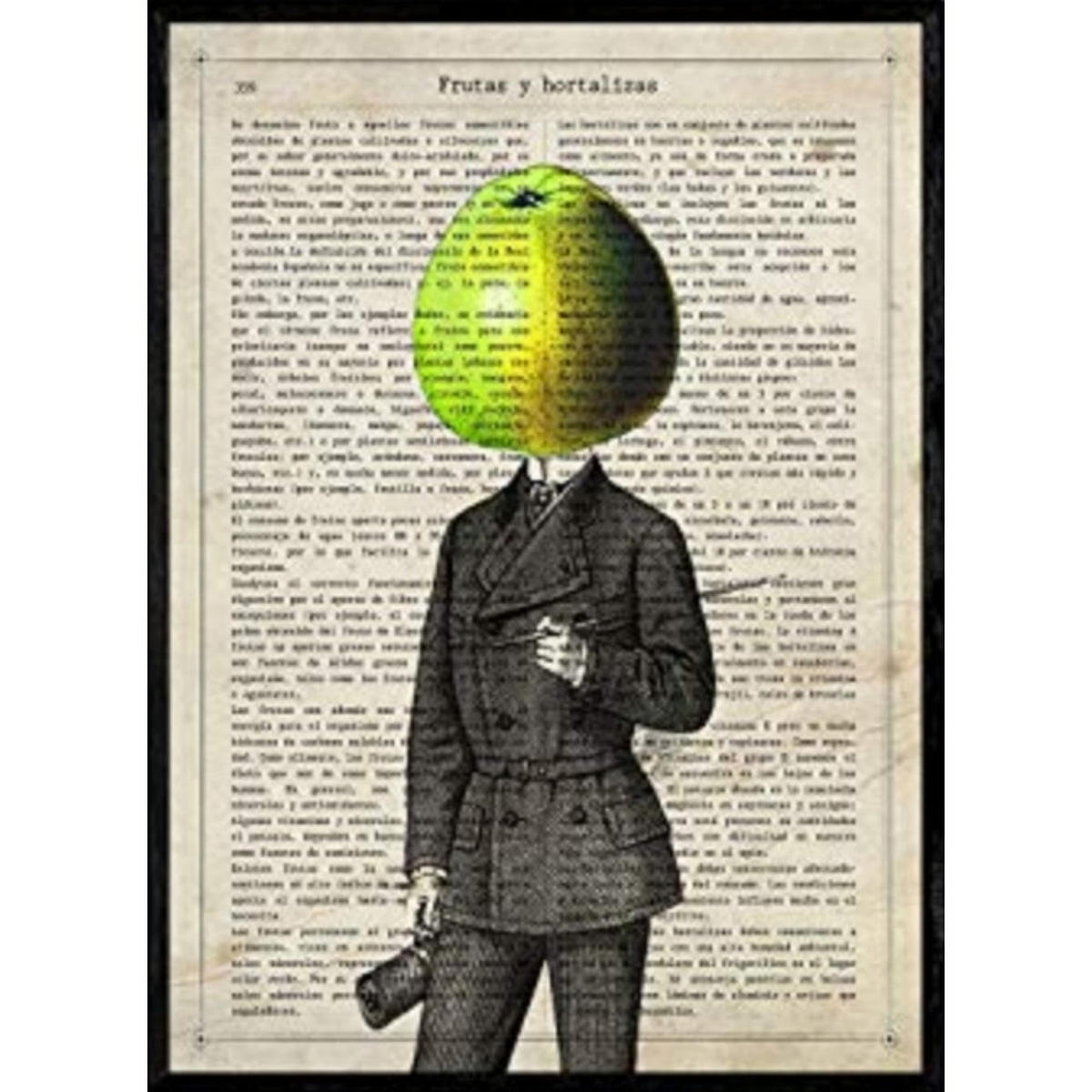 POSTER Herr Von Apple A4 Rahmenlos - Klar, Papier (29.7/5/21cm) - Nacnic