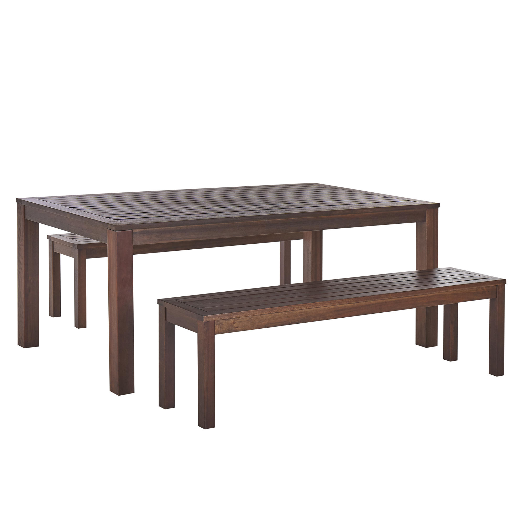 SET MOBILIER DE GRADINA cu 6 locuri Eukalyptus lemn maro inchis Tuscania