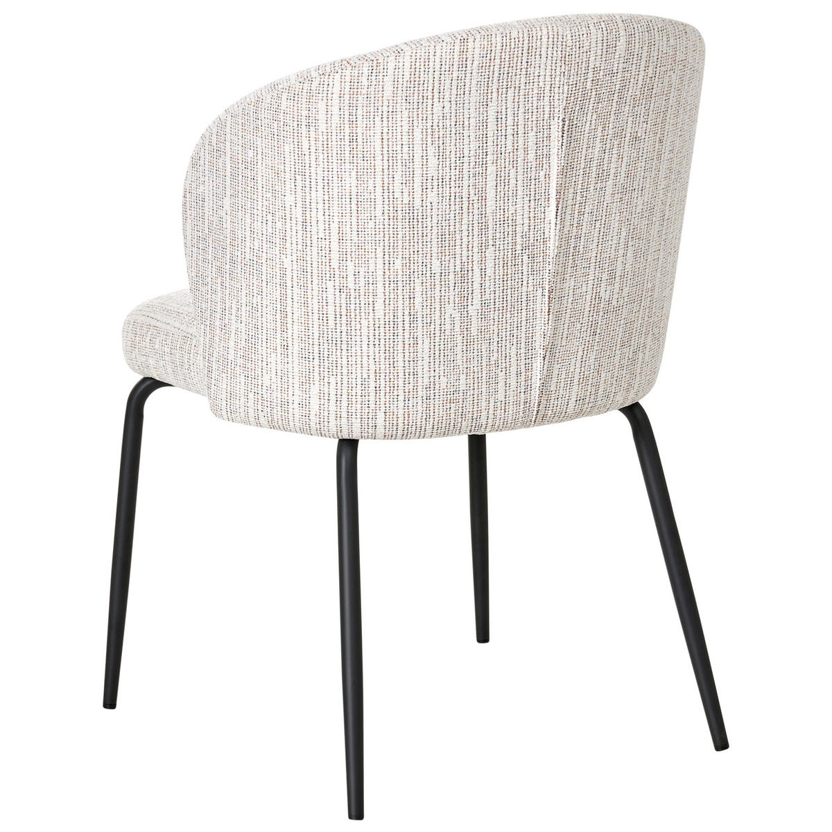 ESSZIMMERSTUHL 2er-Set Weiß/Bunt Zana - Multicolor/Weiß, Textil (55/81/56cm) - Beliani