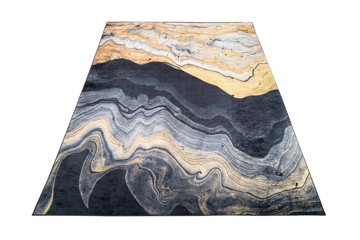 TEPPICH TOSCANA Anthrazit 120/170 cm - Anthrazit, Textil (120/170cm) - Tapiso