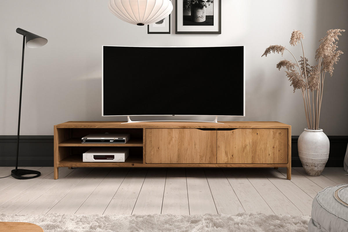TV-SCHRANK PAUL Wildeiche - Wildeiche, Holz (200/48/50cm) - byoak