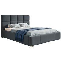 BETT Grau BEN 7 Gepolstert 180x200 cm - Graphitfarben, Textil (180/200cm) - Sepro Meble