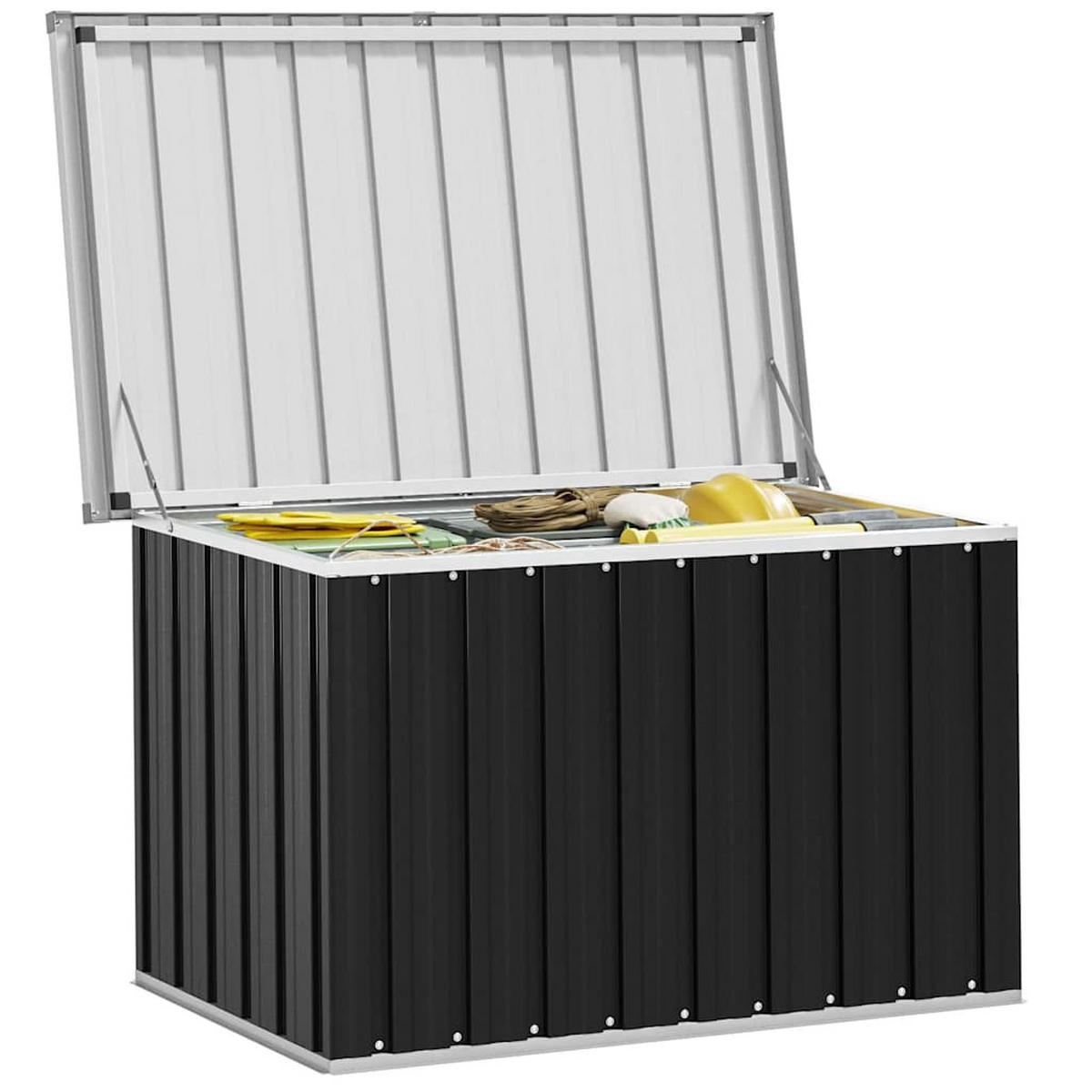 GARTENBOX Anthrazit 109x67x65 cm - Anthrazit, Metall (109/65/67cm) - furnicato